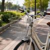 Stainless Steel Front Cycle Basket Weather-Resistant for Grocery Runs