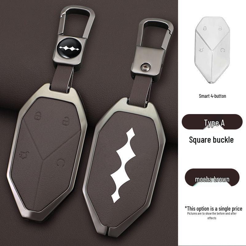 2024 Fangchengbao Leopard 5 Key Case: NFC Induction Card Holder & Protective Shell for Men