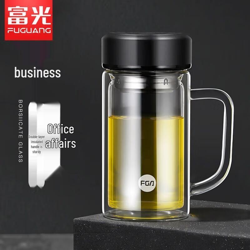 Fuguang FAB3502-380 Single-layer Glass Office Cup