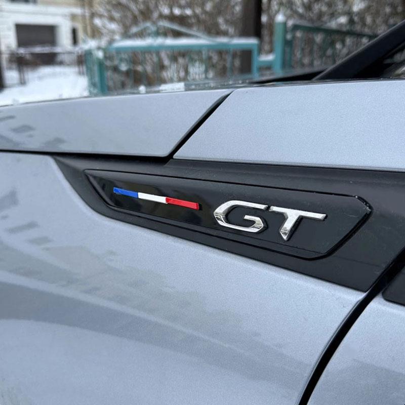 3D Premium GT for Car Hood Fender Trunk Rear Bonnet Nameplate Decal Emblem Badge Sticker