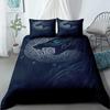Vikings Yggdrasil Fenrir Wolf Bedding Set King Queen Double Full Twin Single Size Mythology Symbols Runes Bed Linen Set
