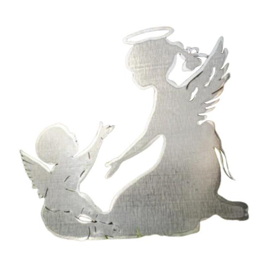 Pet Memorial Garden Stake Guardian Angel with Pet Garden Decor Outdoor Cat Dog Memorial Sign for Pet Owners Yard Art Decoration