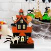 Halloween table decoration gift made of wood, scary, prop for