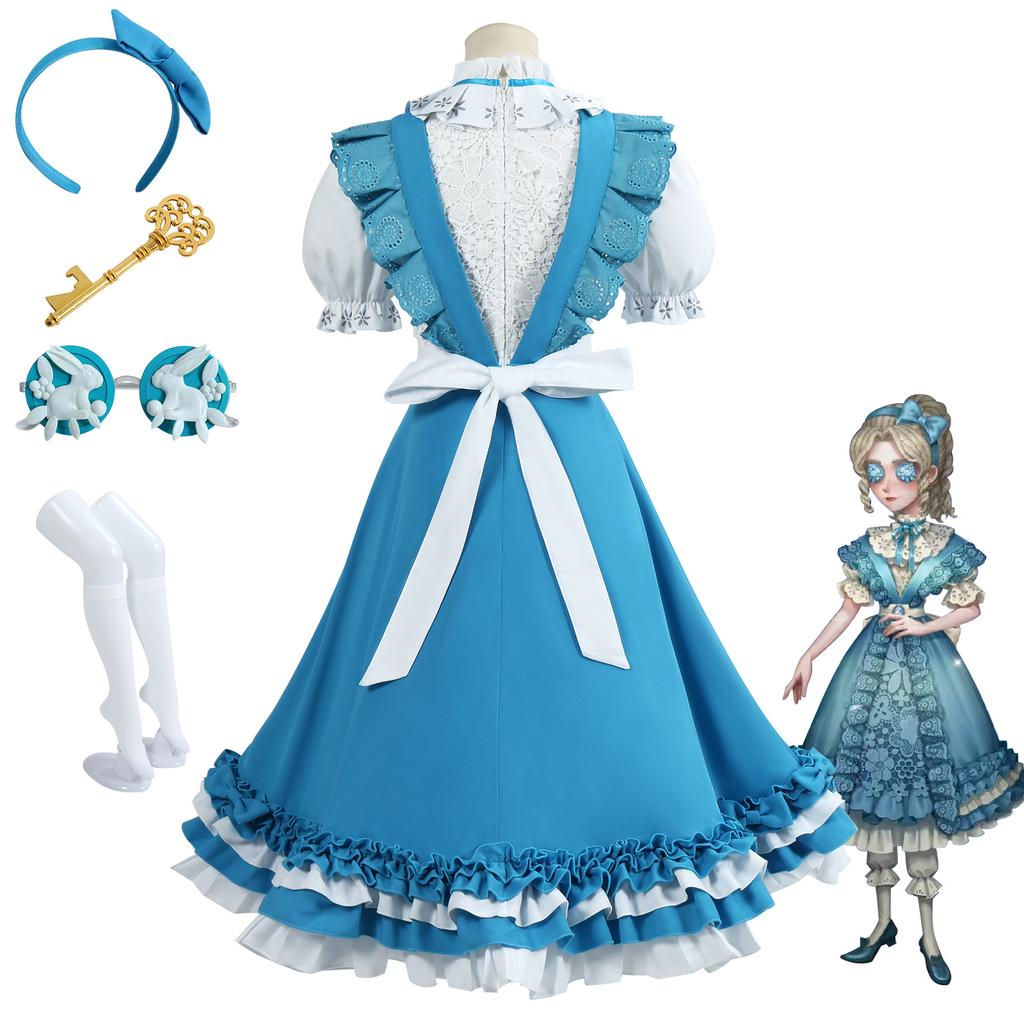 The fifth personality cosplay costume reporter deducts the star Alice in the dream cosplay game costume