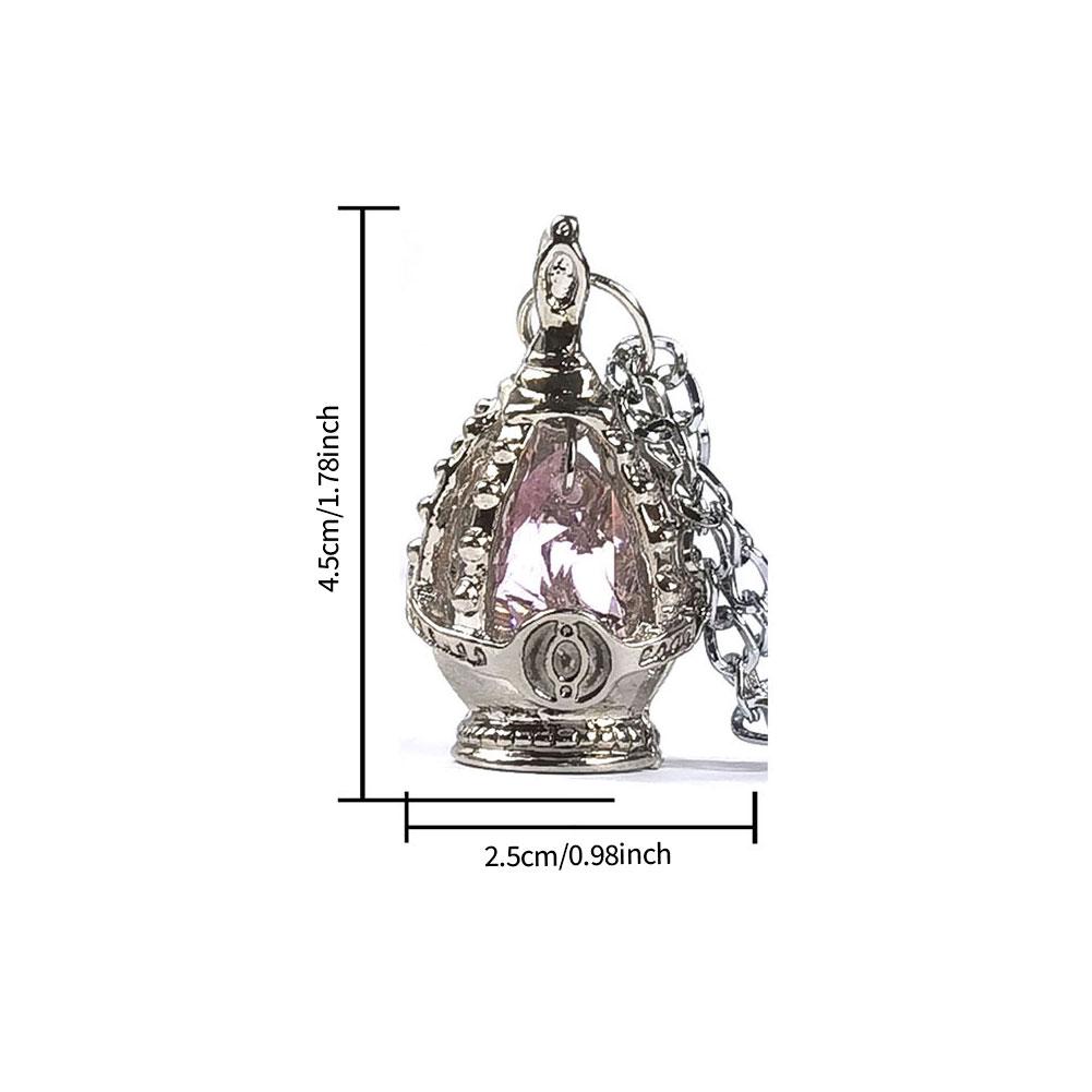 Magic Girl Necklace Small Circle Soul Necklace Ring Set Jewelry Pendant Soul Spirit Core Necklace Ring Card Set Anime Necklace