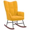 Day and Night - Day and Night Mustard Yellow Velvet Rocking Chair