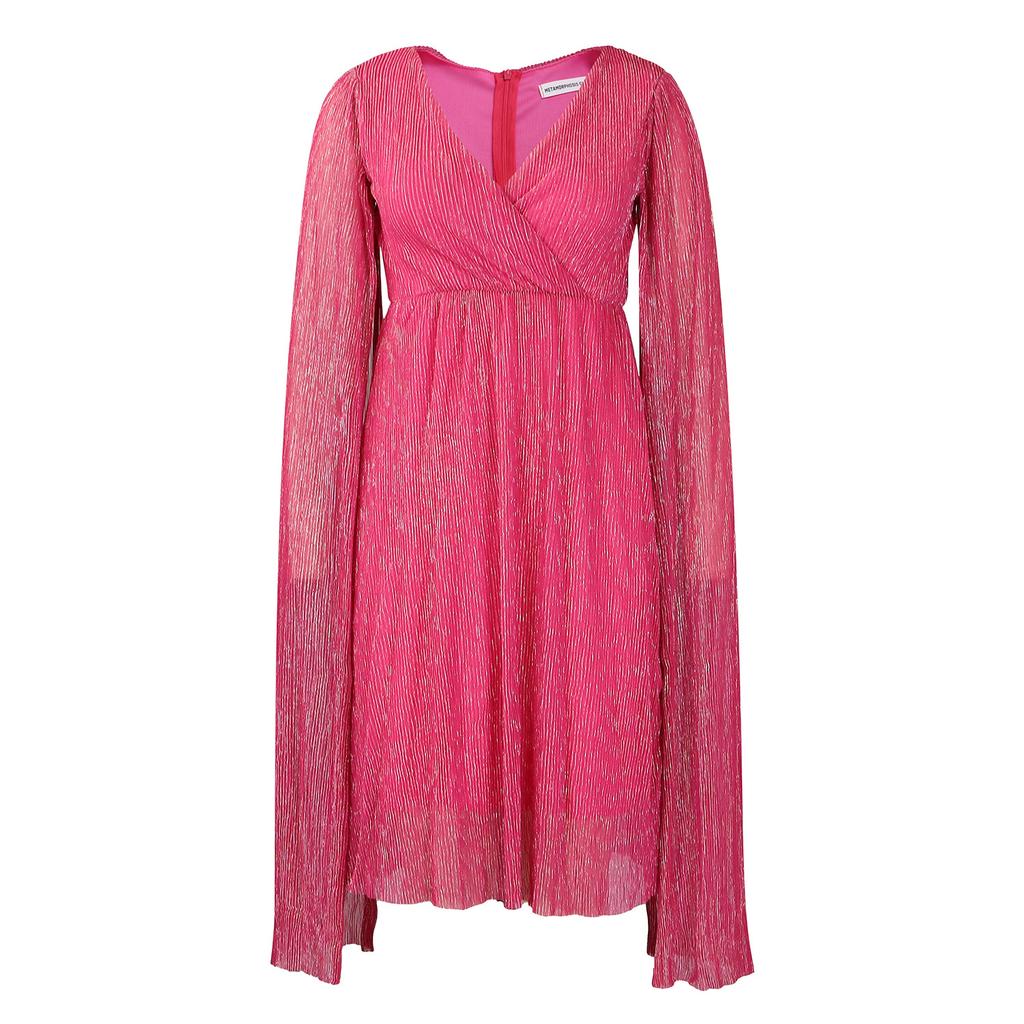 Women's Winter Fashion Temperament Elegant V-Neck Long Sleeve Evening Dress Dress