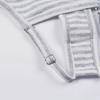 Haustier-Kurzhose Gestreiftes Design Waschbare Latzhose Hundewindel Haustier-Physiologische Hose für den Innenbereich