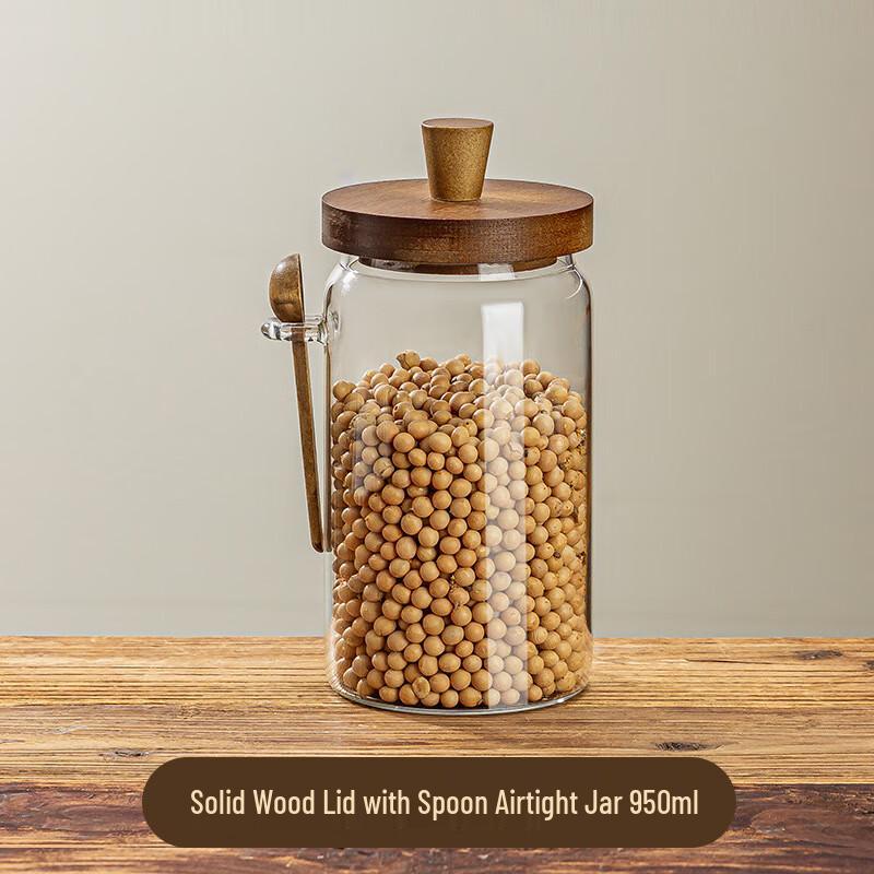 High Borosilicate Glass Storage Jar 950ml