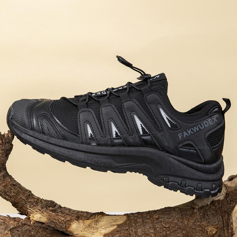 Sneaker Herren neu Mesh atmungsaktiv Plateau Dad-Schuhe trendige Herrenschuhe leicht rutschfest Outdoor Wanderschuhe