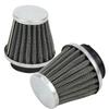 Universal Motorcycle Air Filter Stainless Steel Mesh Band Power Filter Air 35mm