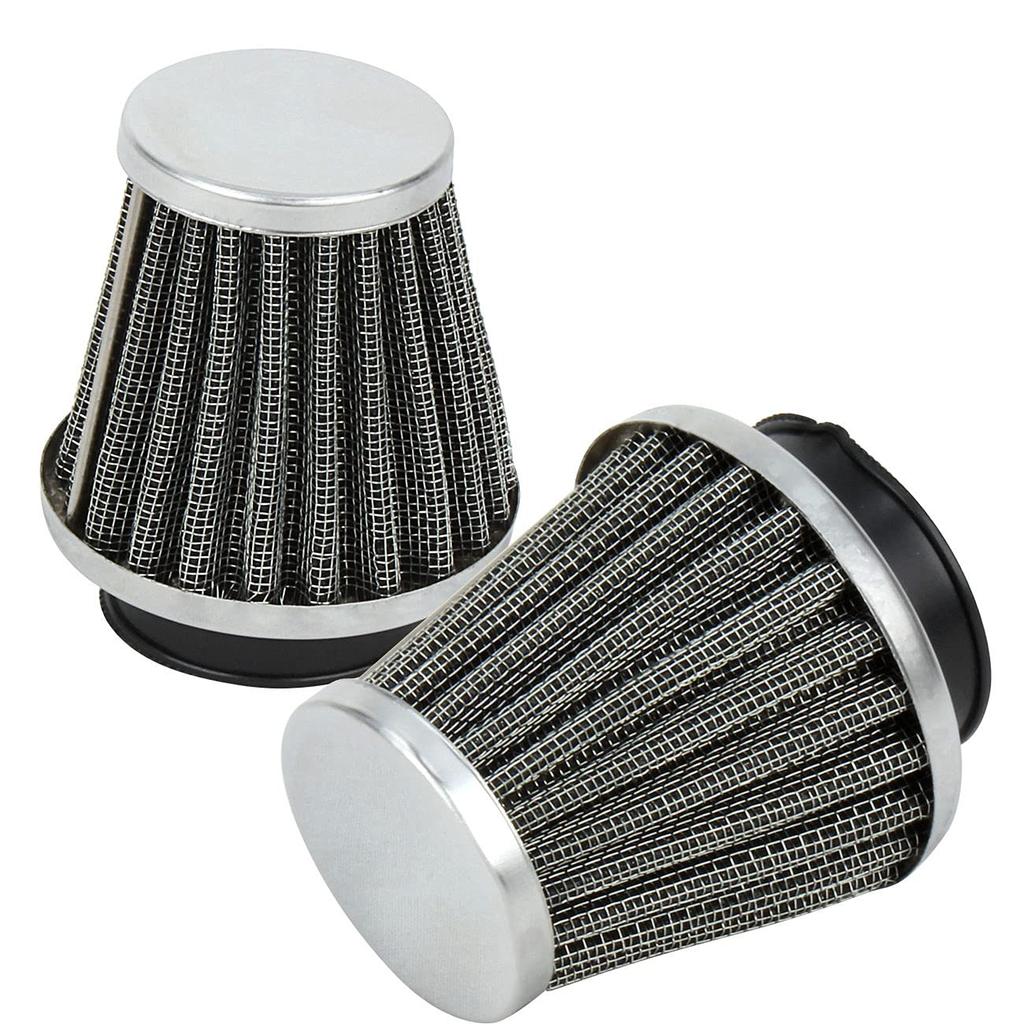 Universal Motorcycle Air Filter Stainless Steel Mesh Band Power Filter Air 35mm