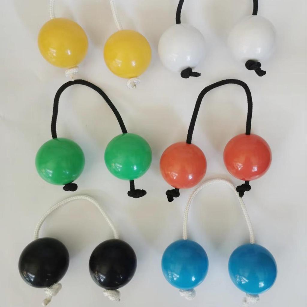 In-Stock Rhythm Sand Shakers: Colorful Double Ball Shakers, African Drums, Cajon Drums, Painful Yearning Band Accompaniment