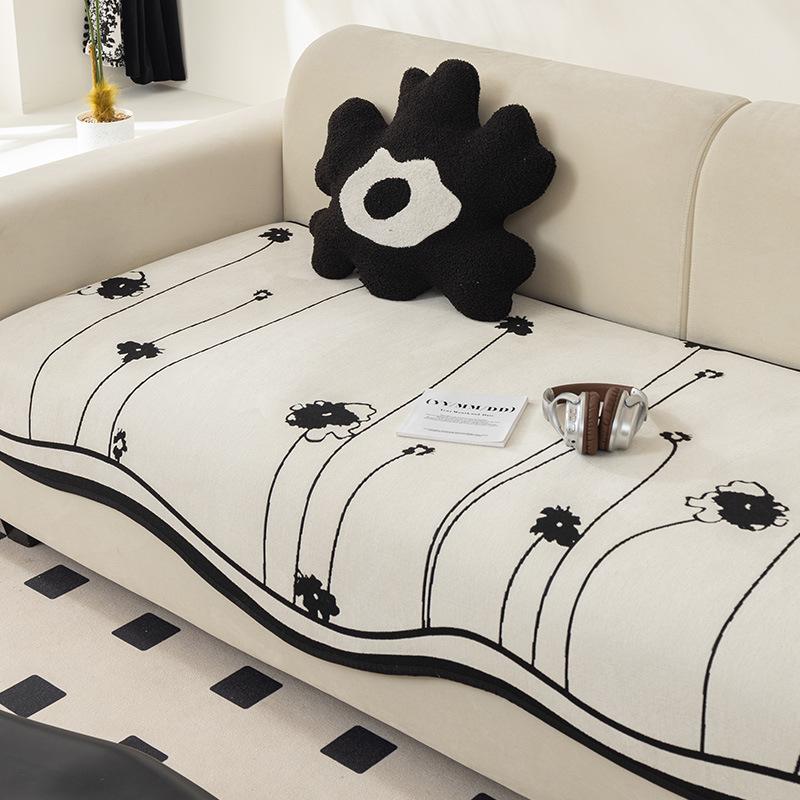 

Chenier Special-Shaped Sofa Seat Cushion Is Simple, Modern Non-Slip, Available In All Seasons, Sofa Integrated Cover Cloth Supports 90*70cm