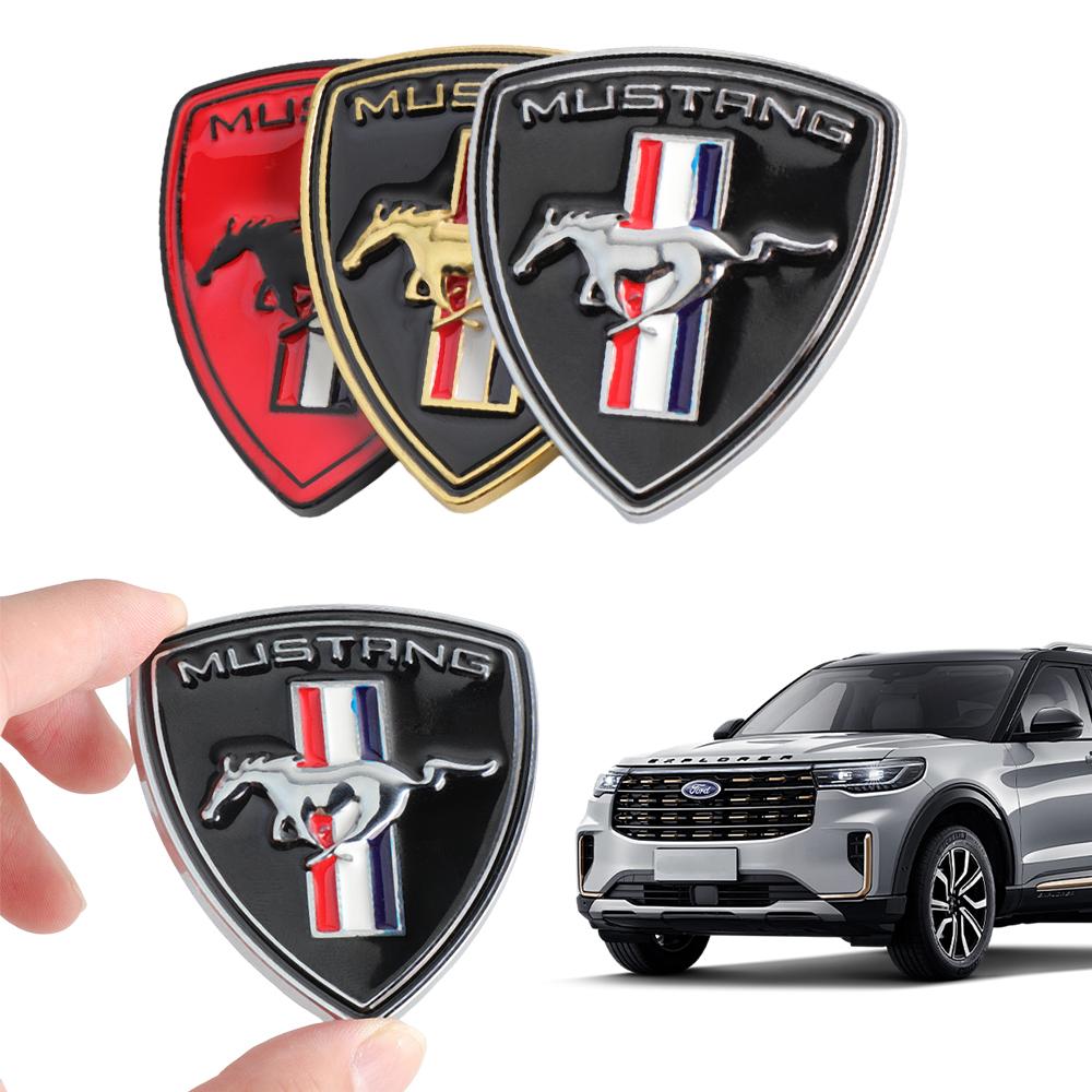 For Ford Focus Mustang Fiesta Kuga Mondeo SMax Fusion Ranger ST 3D Metal Car Body Trunk Emblem Sticker Decor Auto Accessories ZT6