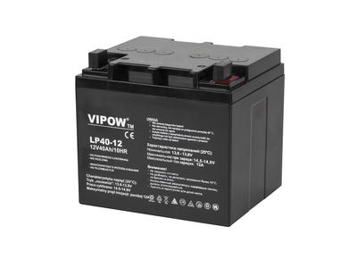 Gel-Batterie für Notstromversorgungen von Spielzeugmotorrädern Vipow 12V / 40 Ah