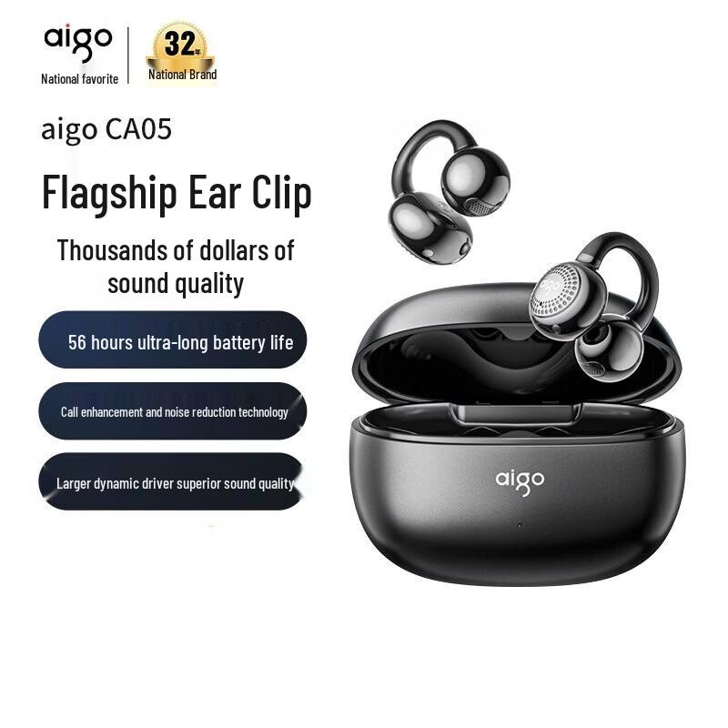 

Aigo Bone Conduction Concept Ear Clip Bluetooth Headset