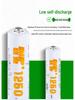 Qiyuan AAA Ni-MH 1250mAh Rechargeable Battery 1.2V for Toys, Mice & Remotes