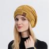 Winter Teenagers Beanie Hat Slouchy Plush Liner Hat Checkered Pattern Hat Adult Winter Shopping Taking Photo Supplies