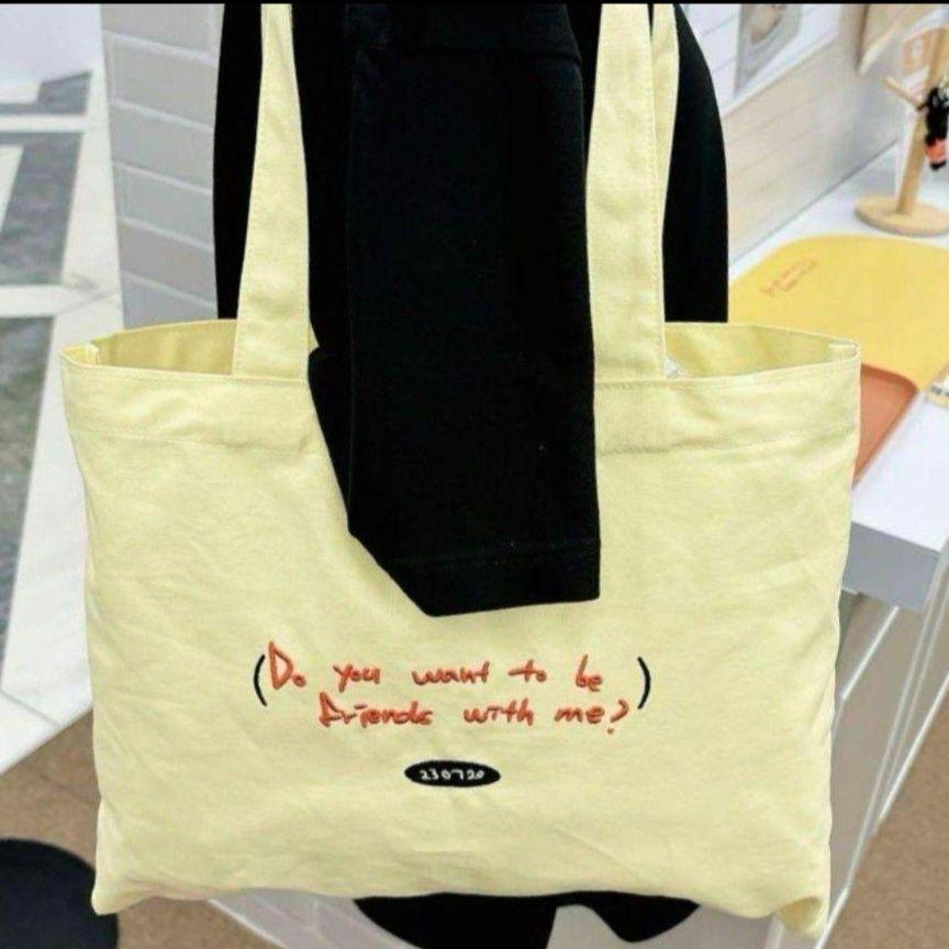 

[USED] Jaejoong Eco Bag Tote Bag JAEFRIENDS Goods