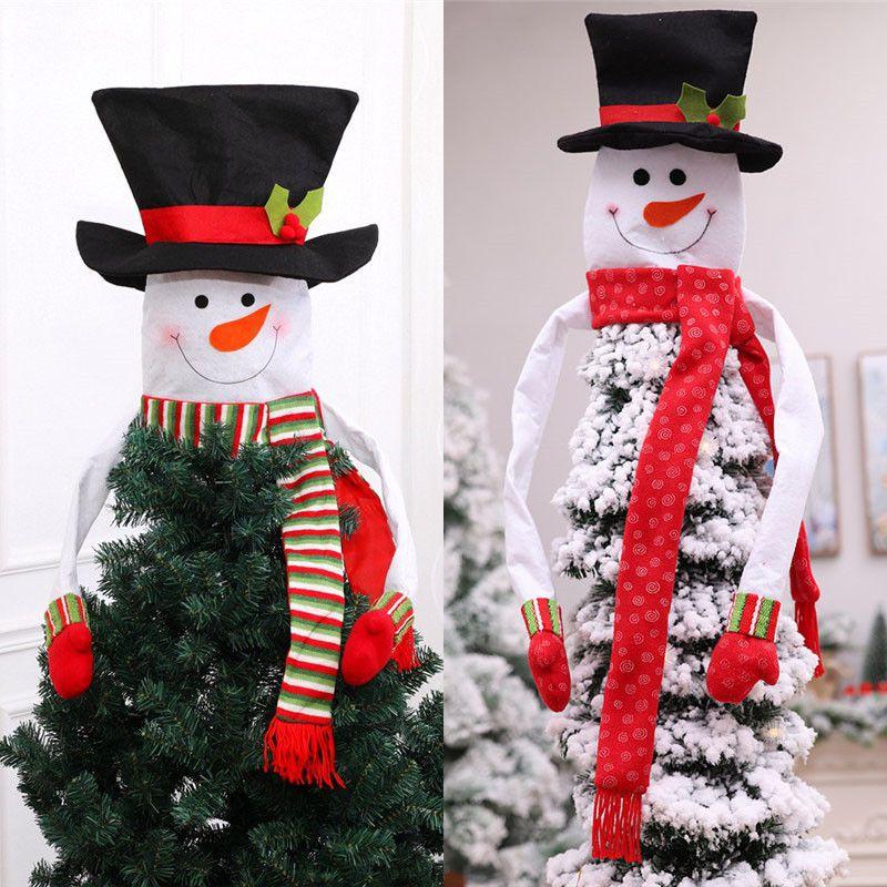 Radosny Bałwan Dekoracja Czubka Choinki Cudownie Ozdobi Twoje Świąteczne Drzewko