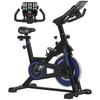 Cyclette con Volano a Resistenza Regolabile 8 kg Schermo LCD Manubrio e Sella Regolabili Blu
