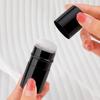 2pcs short handle retractable foundation brush without powder + retractable brush storage bag easy to store and portable