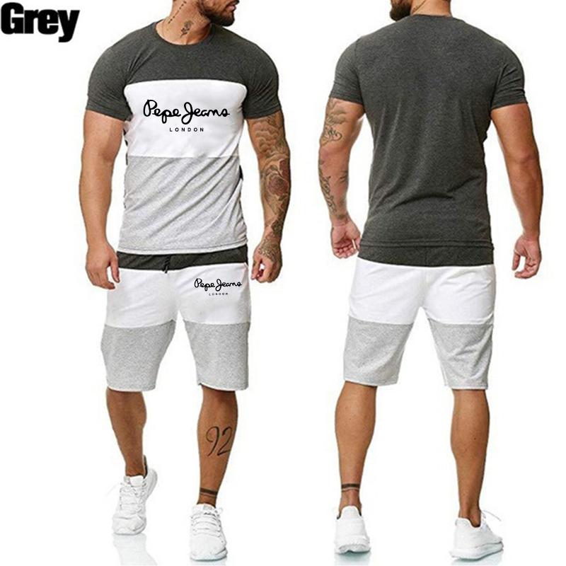 2023 Nou colorat Y2K Trening Bărbați Set Tricou Jogging Anima 3d Imprimare Haine pentru Bărbat Tricou Vară Tricou Costum Scurt 2 Piese