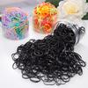 1000 Stück/Set Mädchen Elastisches Scrunchie Bunte Haargummis für Kinder Frauen Gummiband Stirnband Pferdeschwanzhalter Haarschmuck Geschenk
