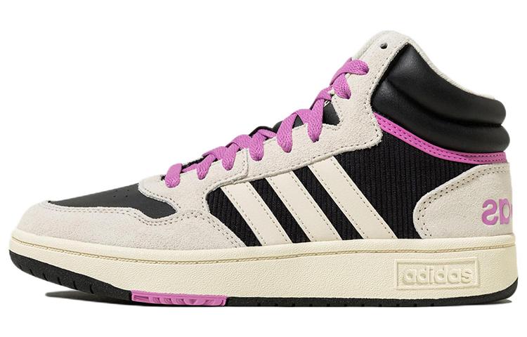 Adidas Hoops 3.0  Black White Purple  HP6904 36