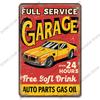Klassische Garagen-Plaketten, Metall-Blechschilder, Vintage-Auto, Motor, Öl, Benzin, Metallplatte, Wanddekoration, Garage, Club, Bar, Männerhöhle