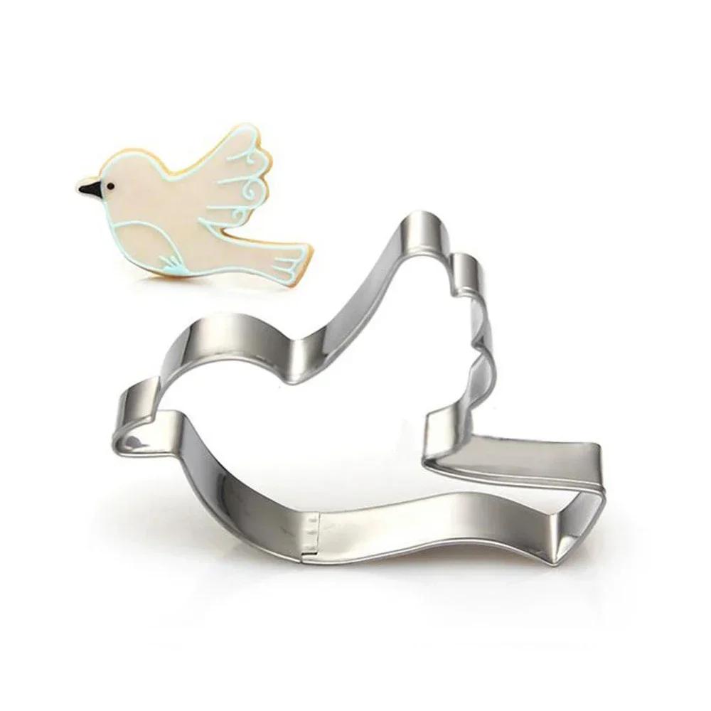 

Stainless Steel Birds Mold Pigeons Shape Cake Mould Biscuit Molds Cookie Cutter Sugar Craft Pastry Chocolate Baking Tools CHINA