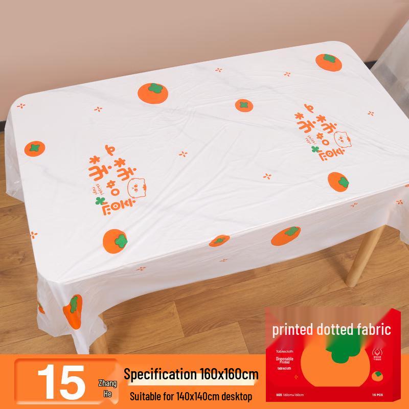 DYMAYKI Disposable Plastic Tablecloth