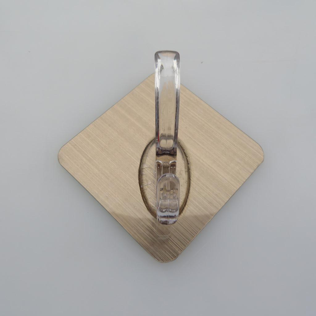 

Бесшовный серебристо-серый 7 см крючок для двери без гвоздей с волшебной наклейкой