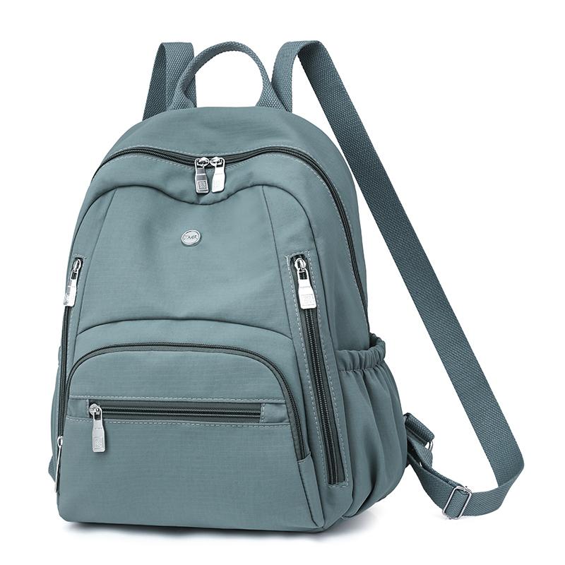 Women's Solid Color Backpack Travel Backpack Student Schoolbag