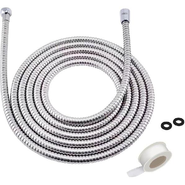Klabb Shower Hose 96 Inches Extra Long Shower Hose Extension Klabb Stainless Steel Shower Head Hose Extra Long Flexible and Durable with Brass Insert