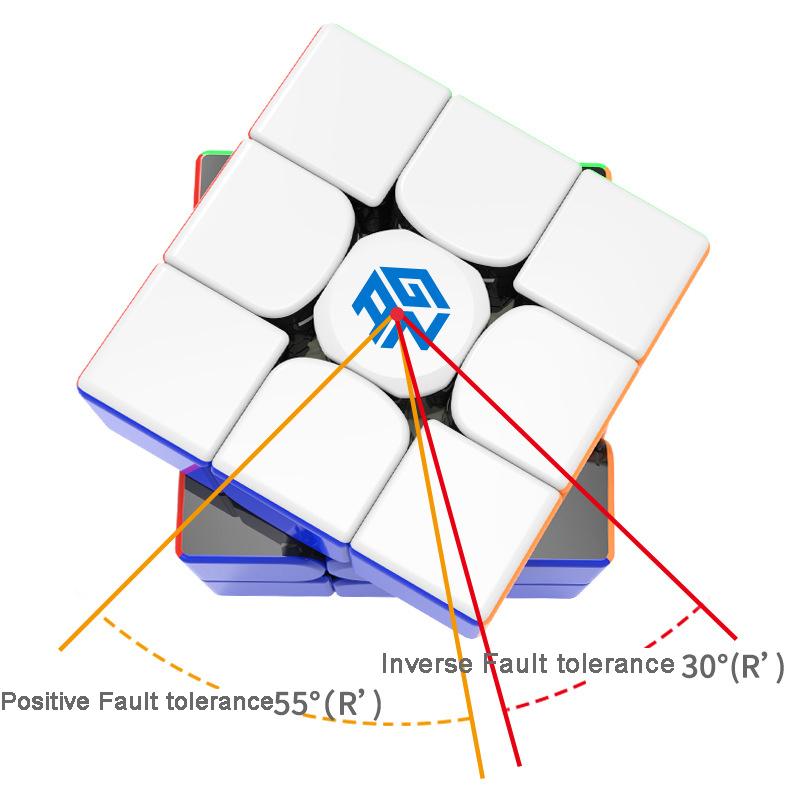 Cubo mágico Gan356RS 3x3, rompecabezas educativo de alta velocidad, Idea de regalo de Navidad