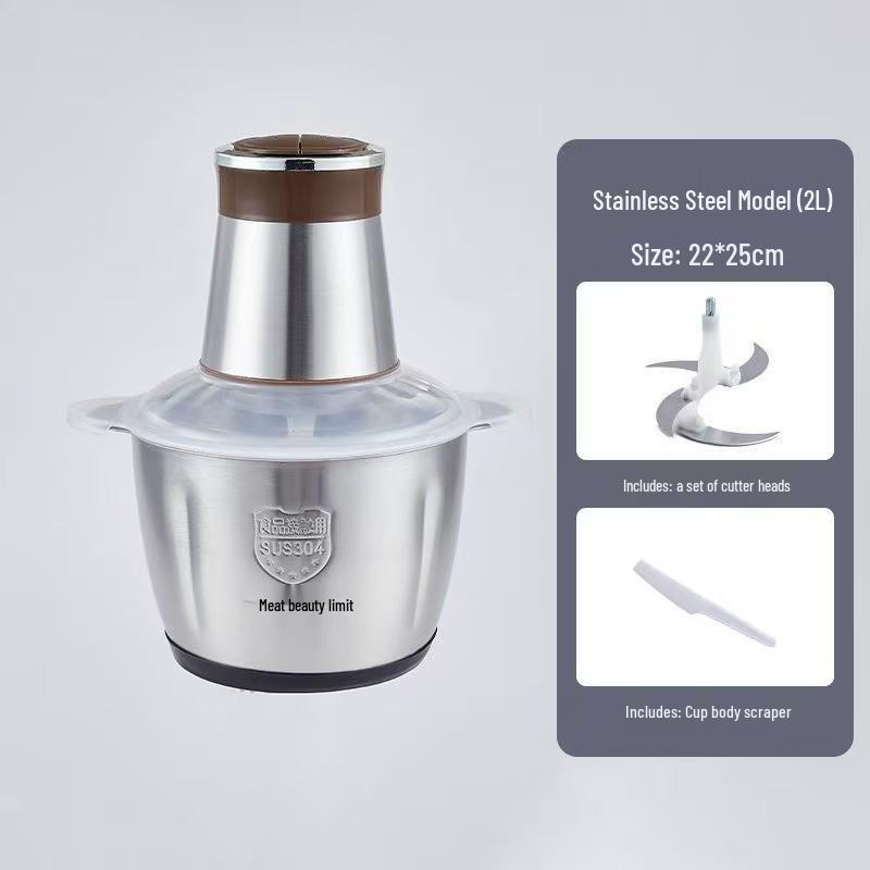 Multifunctional Stainless Steel Meat Grinder & Vegetable Masher for Baby Food