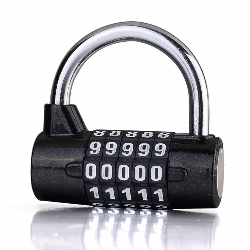 Zinc Alloy Locker Lock with 5 Digit Code Perfect Fit for Gyms and Storage Areas