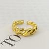 Elegant Twisted Open Adjustable Women's Ring - High-End Light Luxury Fashion Design, Versatile with Refined Temperament.
