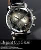 Watch Multifaceted Glass Chronograph Business Formal [Salvatore Mara] Men's SM19104-SSBK