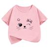 Kawaii Cat Meme T Shirts Cat Funny Short Sleeve Harajuku Kids Childrens Tshirt Boys Girls Casual Top Tee Summer