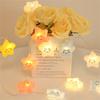 20LEDs Cloud/Star Light String,10Ft USB Waterproof Night Lights Atmosphere Lighting for Camping Birthday Party Summer Home Decor
