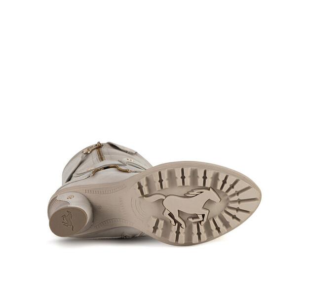 Ботильоны Mustang 1141-606 бежевые