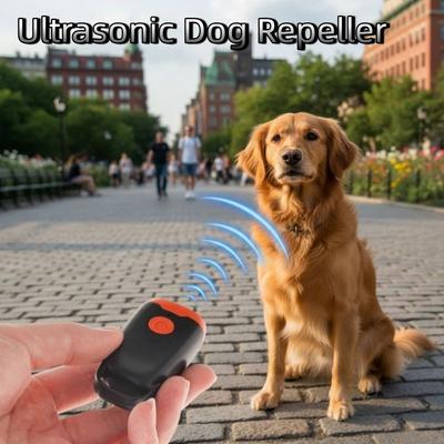 Intelligenter Ultraschall-Hundeabweiser Handheld Sicheres Bellen-Abwehrgerät LED-Licht Anti-Biss Anti-Bellen-Gerät Haustiertraining