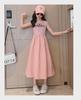 Robe princesse d'été sans manches style western pour fille - Robe longue décontractée
