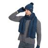 3Pcs Winter Warm Knit Beanie Hat Touchscreen Gloves Scarf Set for Women Men Skiing Skating Camping Driving Outdoor Sports Gifts