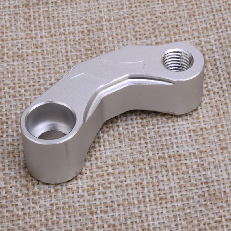 Pair Motorcycle Side Rearview Mirror Mount Riser Extender Adapter Connector