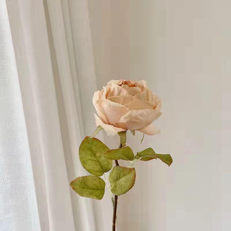 Simulated French Rose Home Soft Decoration Rose Fake Flower Hotel Simulated Flower Rose Display Wholesale