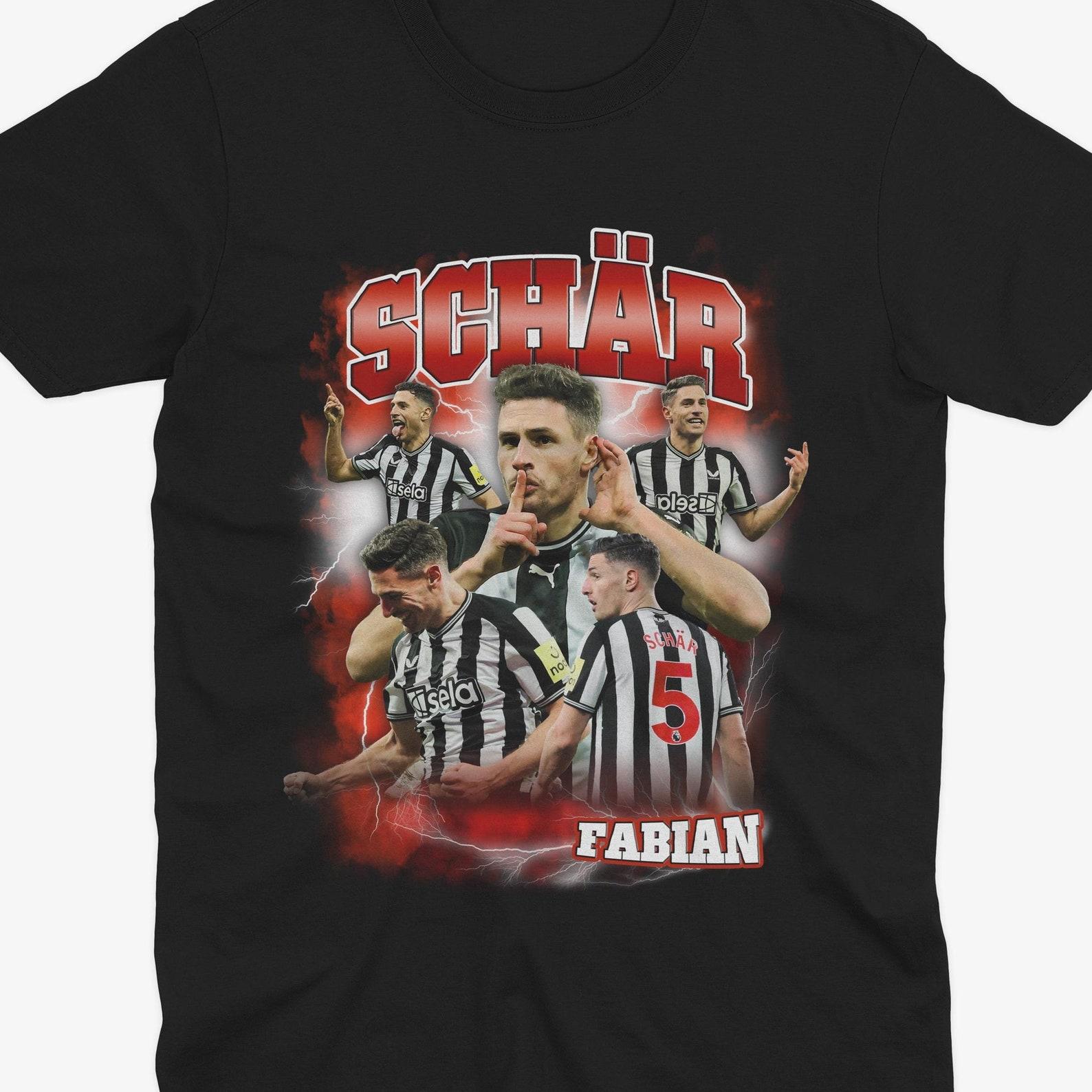 Fabian Schar Homage | NEWCASTLE UNITED T Shirt | Newcastle United FC | Switzerland | Nufc | Newcastle T Shirt | Newcastle Fan | Geordie 3XL